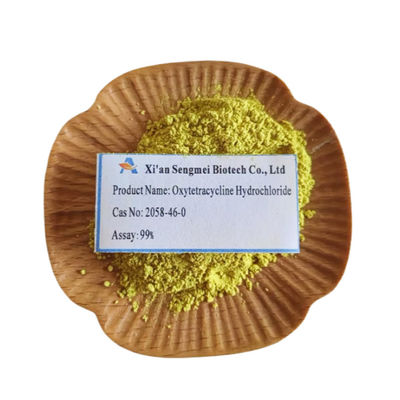 Produits antibactériens utilisés chez l'animal CAS:2058-46-0 Hydrochlorure d'oxytétracycline